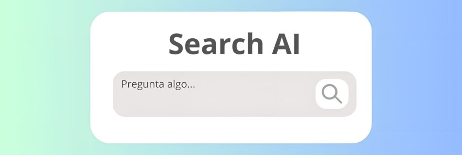 Interface de buscador con inteligencia artificial