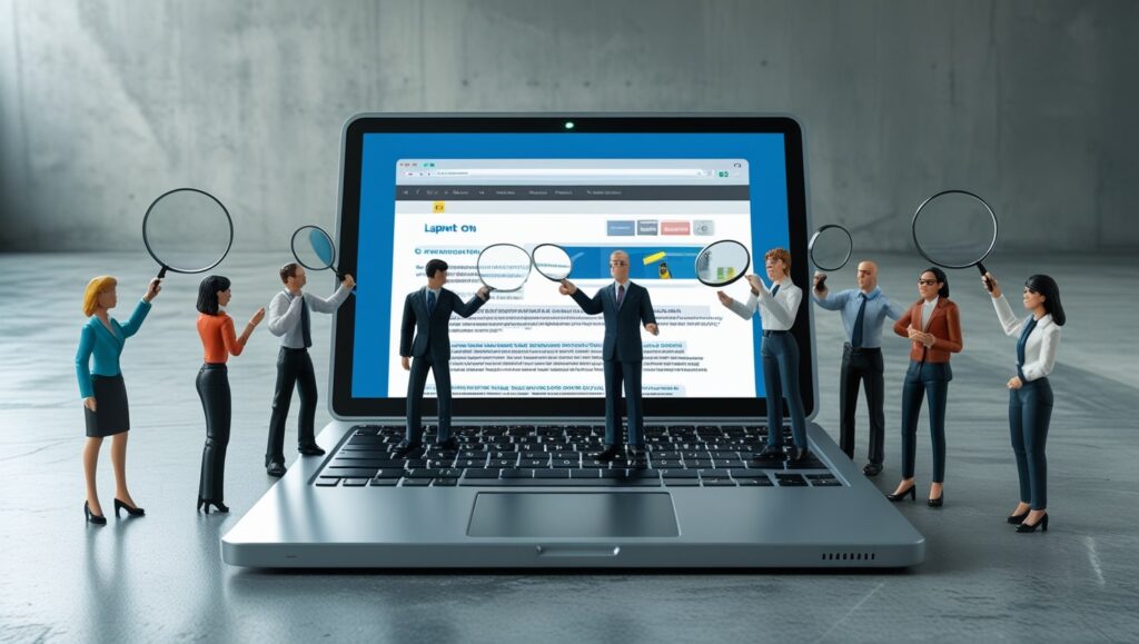 Personas buscando en internet