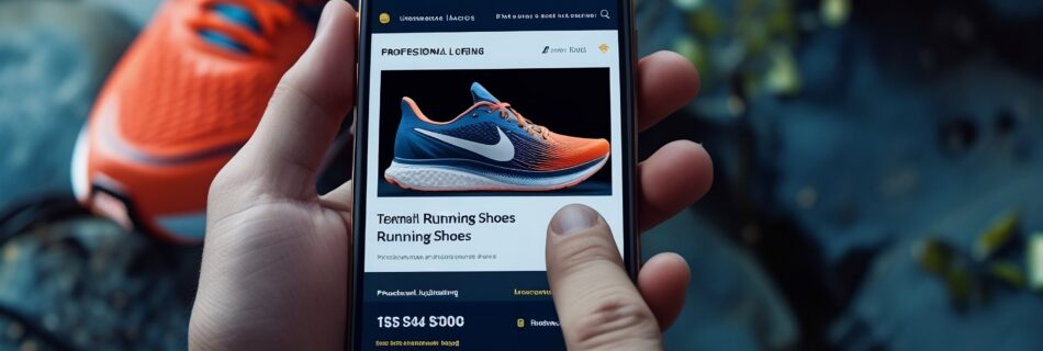 Publicidad digital de tenis de running 3