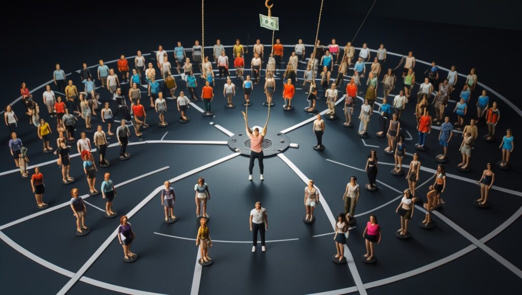Segmentación de mercado en miniatura