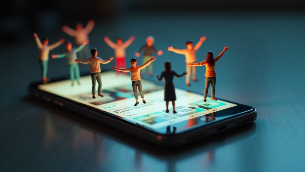 Gente aterrizando en una tienda en línea