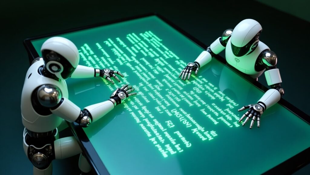 inteligencias artificiales estructurando respuestas a una consulta