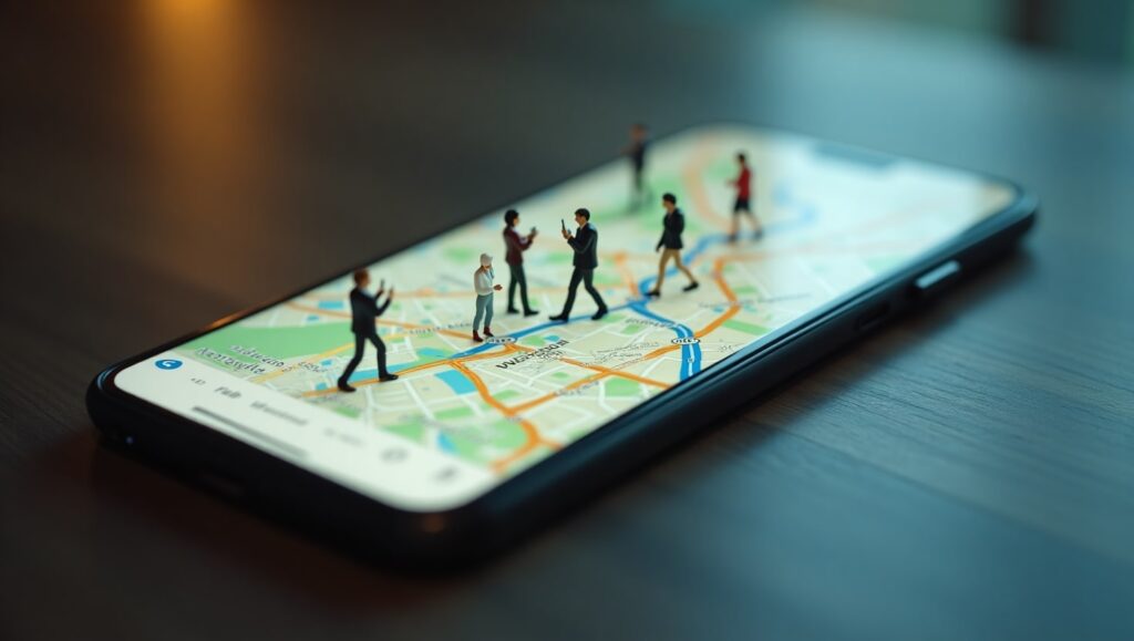 Buscando direcciones en el smartphone