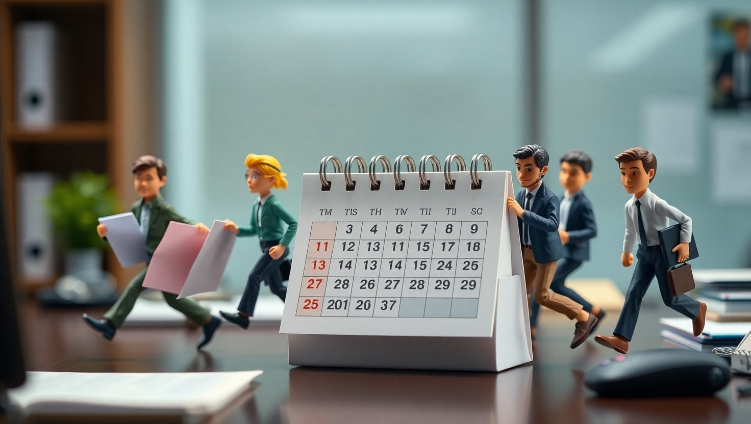 Día de celebración en la oficina
