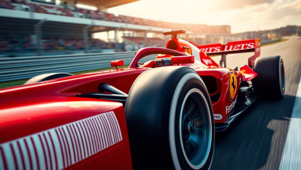 Acercamiento de auto F1