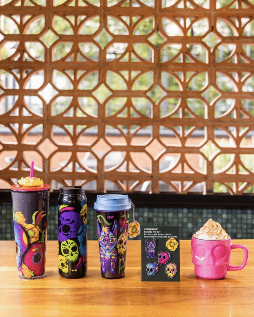 Colección Starbucks día de muertos 2025