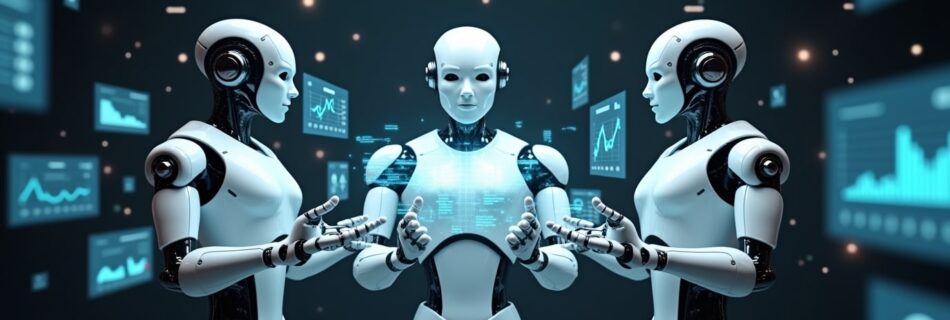 Inteligencias artificiales revisando datos