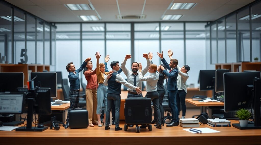 Equipo de ventas leal y motivado