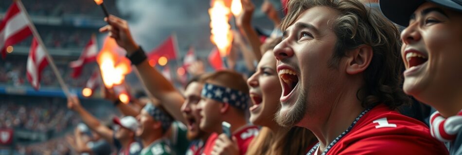 Grupo de fanáticos leales apoyan a su equipo favorito