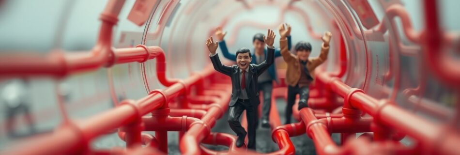 Equipo de ventas revisando su sistema de pipelines de ventas