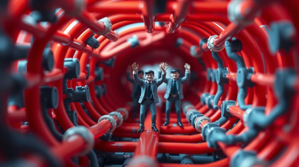 Equipo de ventas revisando su sistema de pipelines de ventas