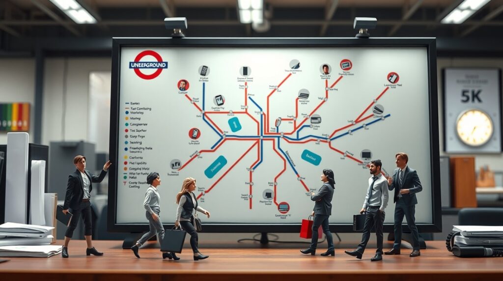 Clientes y mapeo de digital touch points en un customer journey