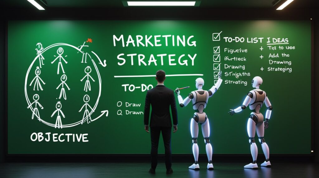 Equipo de Vibe Content creando estrategias