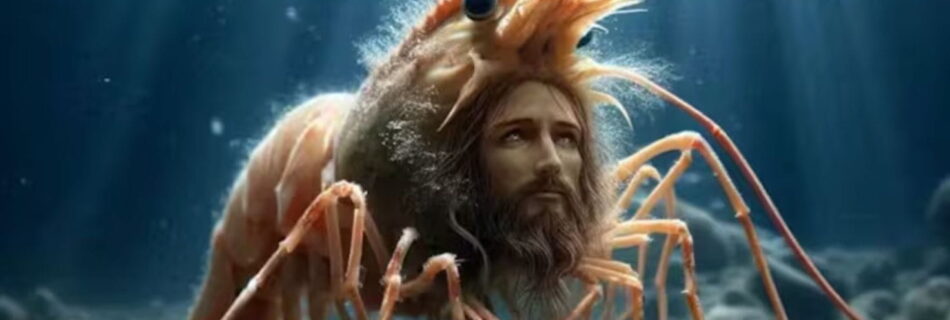 brainrot & ai slop shrimp jesus