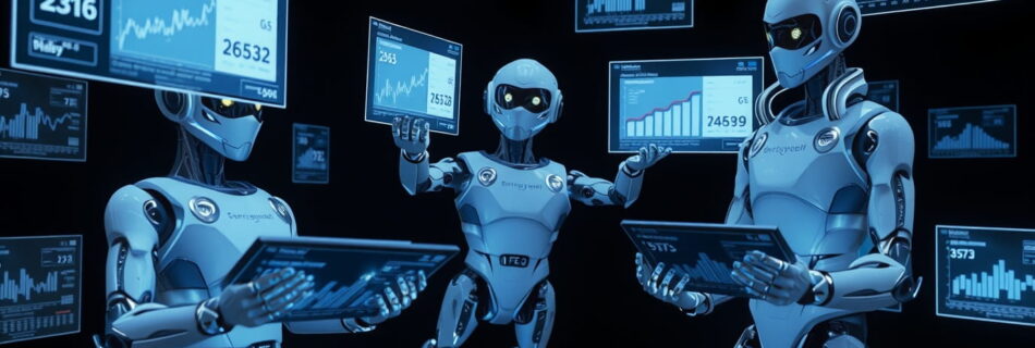 Humano con inteligencia artificial analizando seo y schema markup