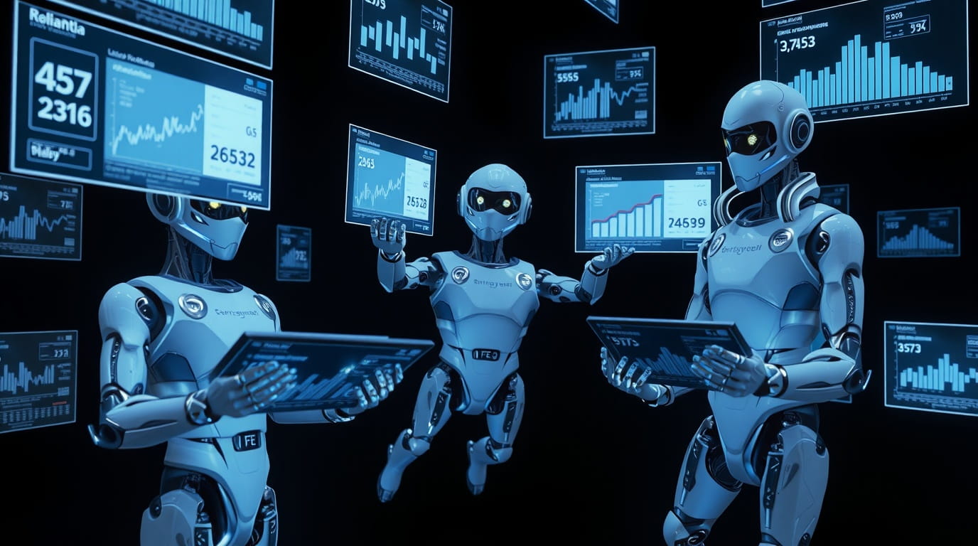 Humano con inteligencia artificial analizando seo y schema markup