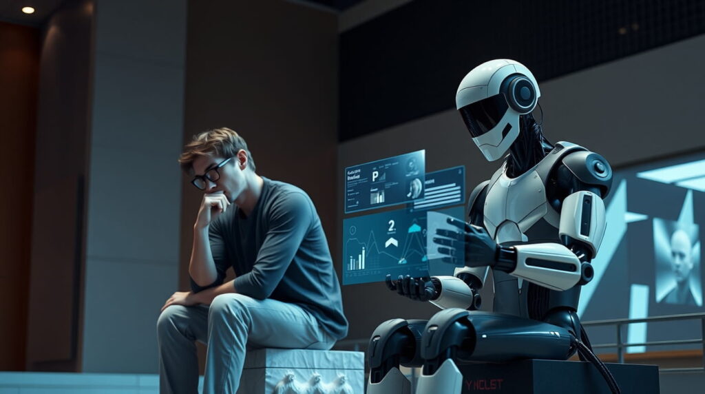 Inteligencia artificial analizando el SEO de un sitio web