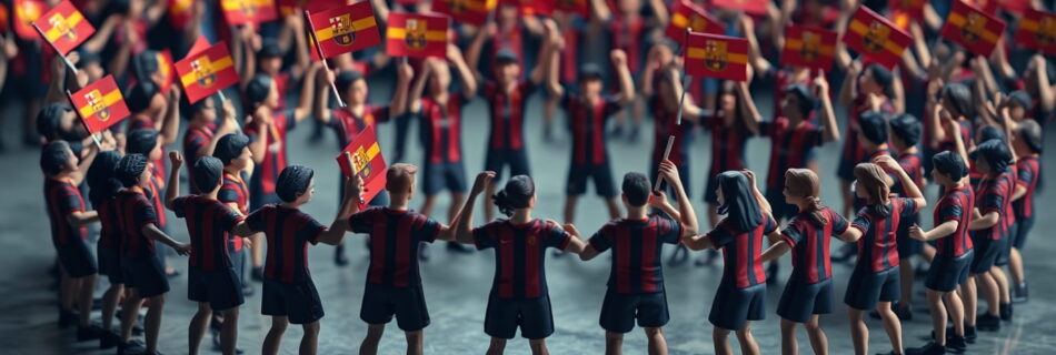 Fanáticos fidelizados apoyando a su equipo favorito