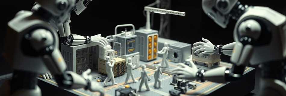 Inteligencia artificial dirigiendo un equipo de agentes de AI