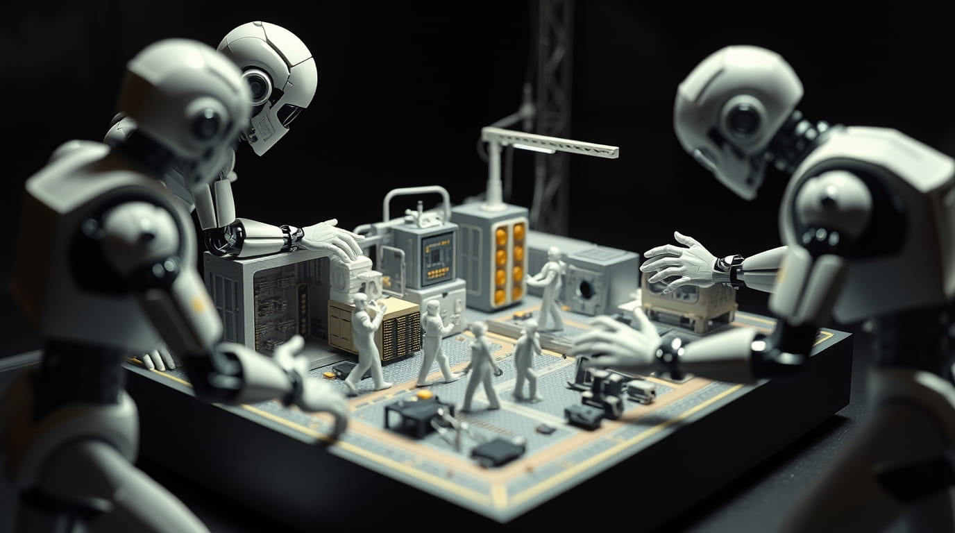 Inteligencia artificial dirigiendo un equipo de agentes de AI
