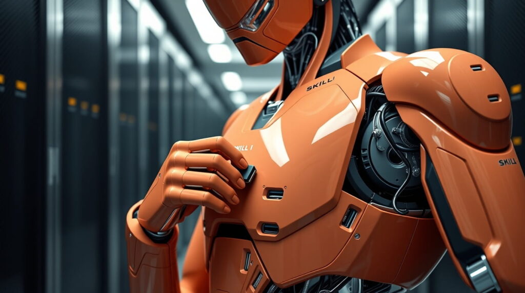 Inteligencia artificial con módulo de skill conectado a si misma