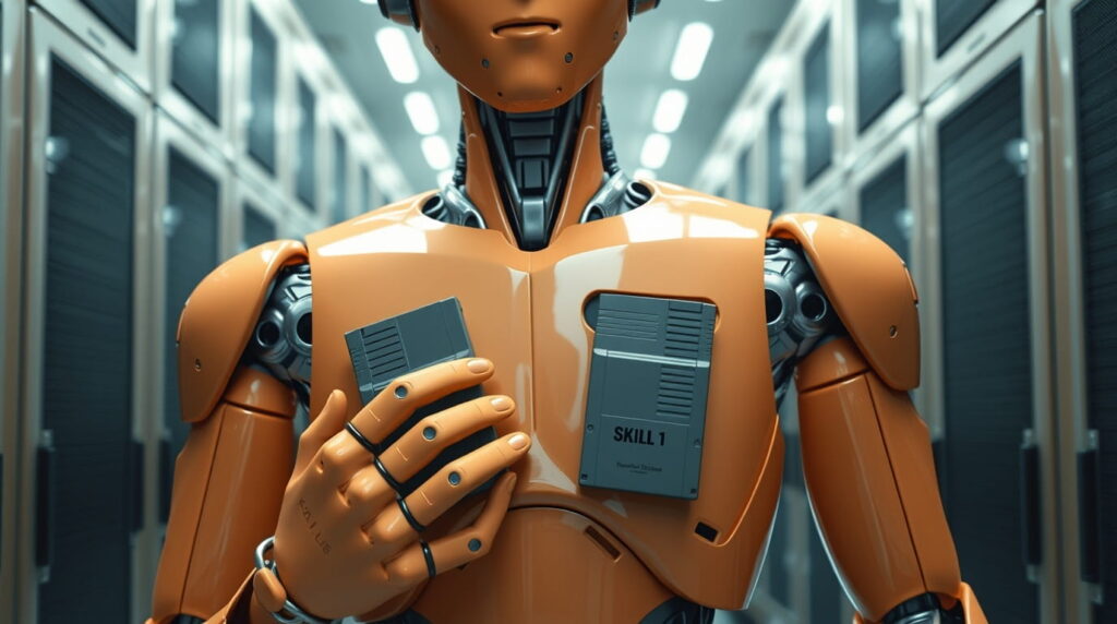 Inteligencia artificial con módulo de skill conectado a si misma
