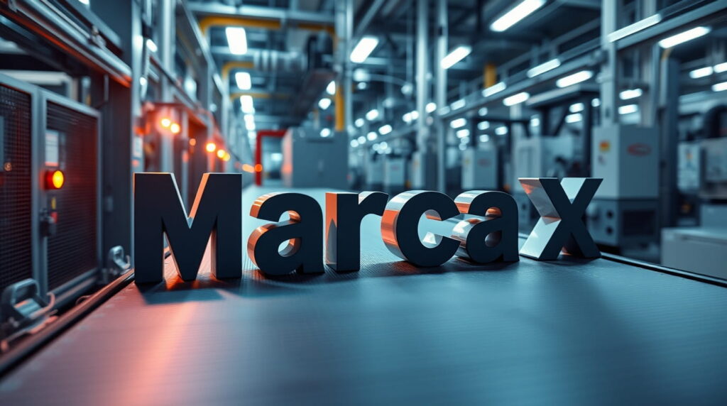 Marca X diseñada por AI