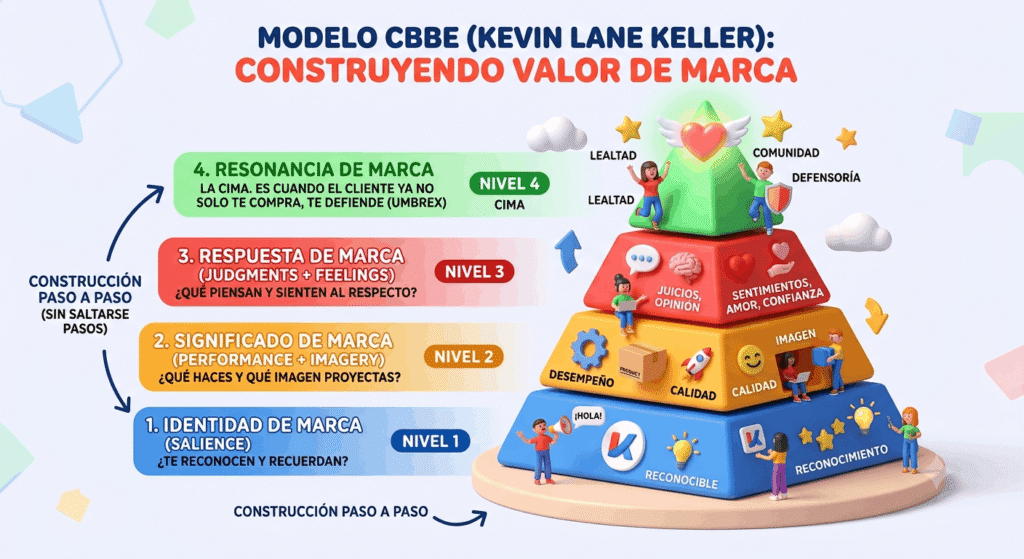 Modelo CBBE e Keller para construcción de marca