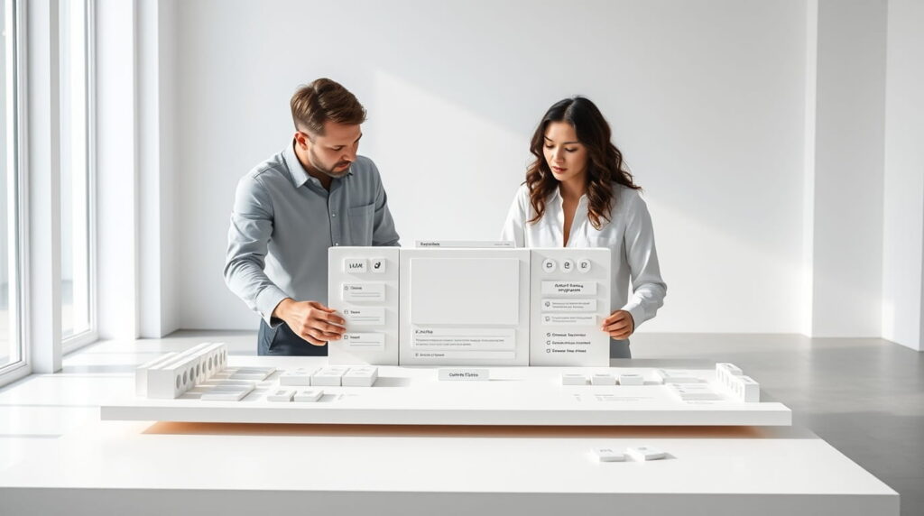 especialistas configurando el CRO de una landing page B2B