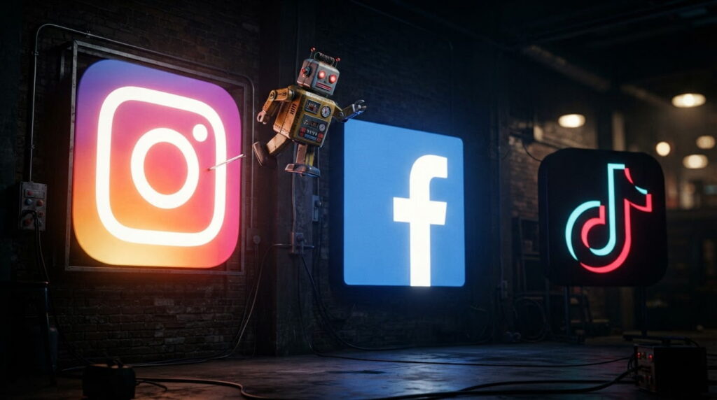 Inteligencia Artificial analizando posteos de redes sociales